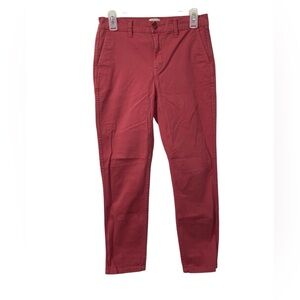 Women’s J Crew Vintage Straight Chino Pant Salmon Size 26